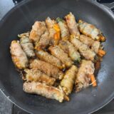【お弁当のおかずにも】豚バラ肉の野菜巻き　Ver.1
